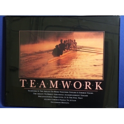 Framed Motivational Poster "Teamwork", 30 x 24